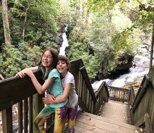 Take a drive north to Helen, Georgia for a fun fall day trip and visit Anna Ruby Falls on the way. Photo by Melanie Preis
