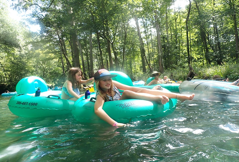 Spend a relaxing day tubing the pristine waters of Ichetucknee Springs State Park. Photo by Jackie Jones