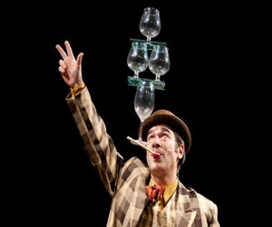 Mr. Pennygaff performs spectacular feats at State Theatre New Jersey on Saturday. Photo courtesy of the performer