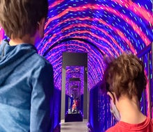 The Museum of Illusions is a fun and interactive experience that challenges your perception and plays tricks on your mind. Photo by @creativishmom