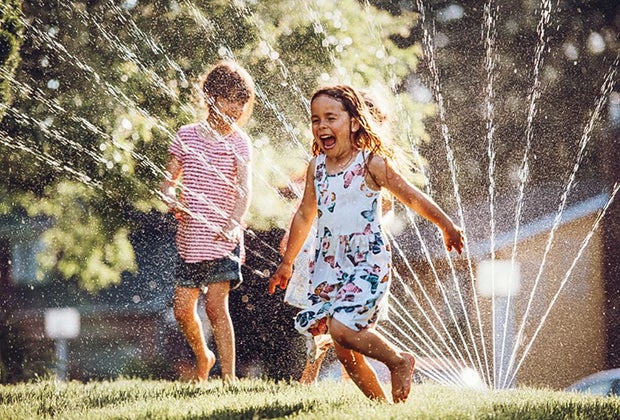 Backyard Obstacle Course Ideas for Kids: Water Obstacle Course