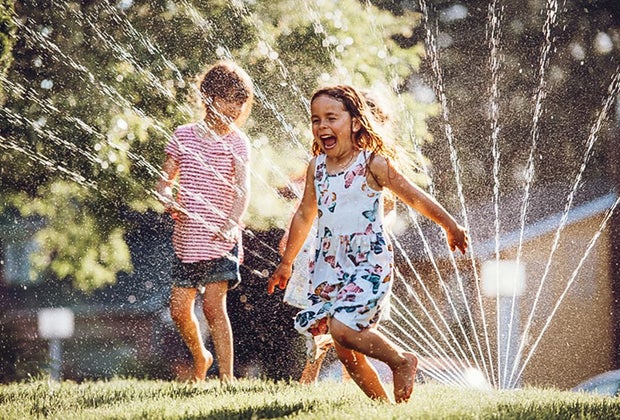 Backyard Obstacle Course Ideas for Kids: Water Obstacle Course