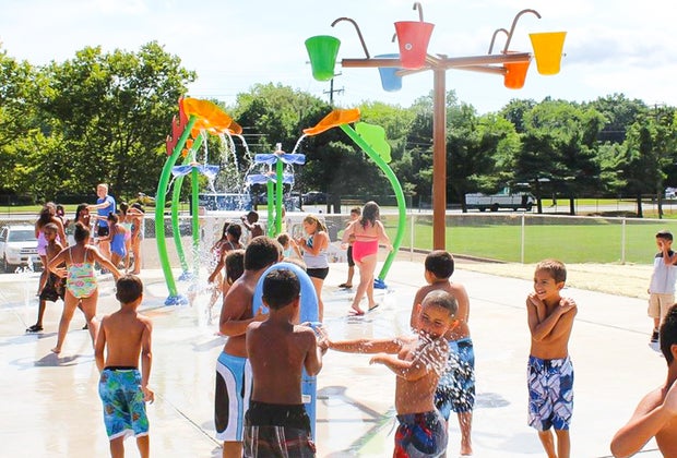 Photo of New Britain spray perk- Best splash pads, splash parks, and water playgrounds
