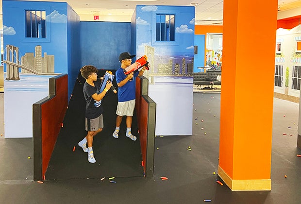 Pups of War indoor play space in East Brunswick, New Jersey