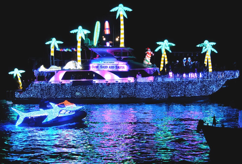 LA's Christmas Boat Parades: Newport Beach, the Marina, LA Harbor, and More Newport Beach Holiday Boat Parade. Photo by Trent Bell
