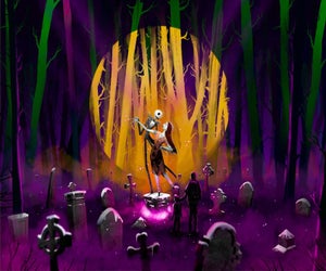 Jack Skellington and friends return to the New York Botanical Garden for a spooky walking trail. Photo courtesy NYBG
