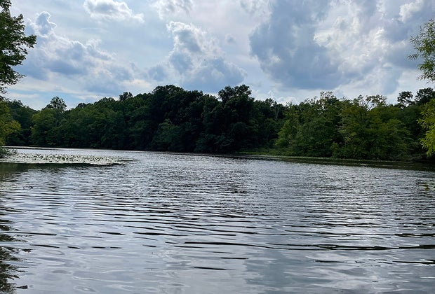 Kid-friendly fishing near New Jersey Davidson Mill Pond Park