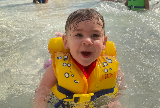Even toddlers have fun at American Dream's indoor water park.