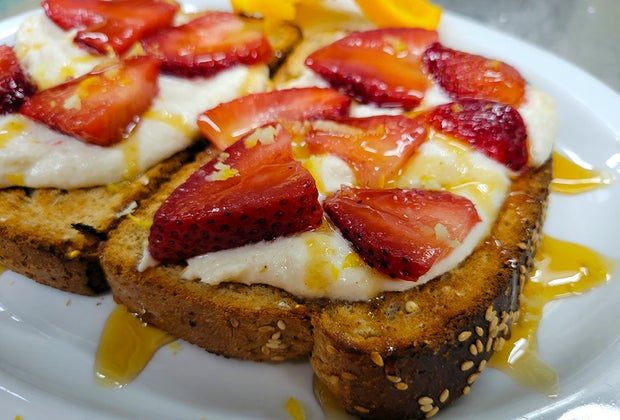 Strawberry French Toast LBI Table Mother's Day Brunch NJ