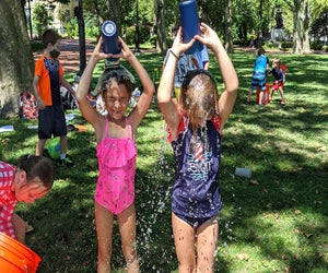 Kids can make a splash at COMPASS Summer Camp. Photo courtesy of the camp