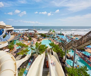 Make a splash at a Jersey Shore waterpark, like Ocean Oasis at Morey's Piers. Photo by Kip Dawkins