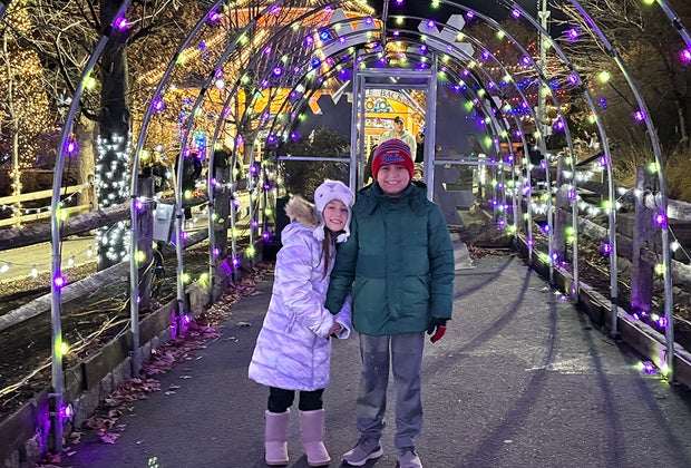Staycation Ideas in New Jersey: Turtleback Zoo Holiday Lights