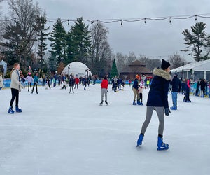 Spend the day at Van Saun Park and bask in seasonal fun like ice skating. Photo by Kaylen Chiarello Ebner
