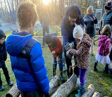 Maple sugaring at Rancocas Nature Center is educational and fun. Photo by Lisa Warden