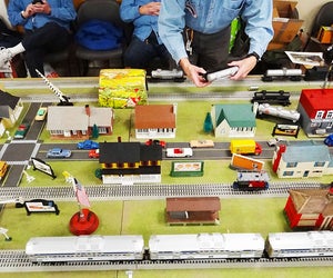 NLOE brings Lionel trains to the Long Island Children's Musuem this weekend. Photo courtesy of the museum
