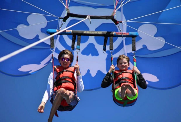 Things To Do with Kids in Lake Tahoe: Parasail