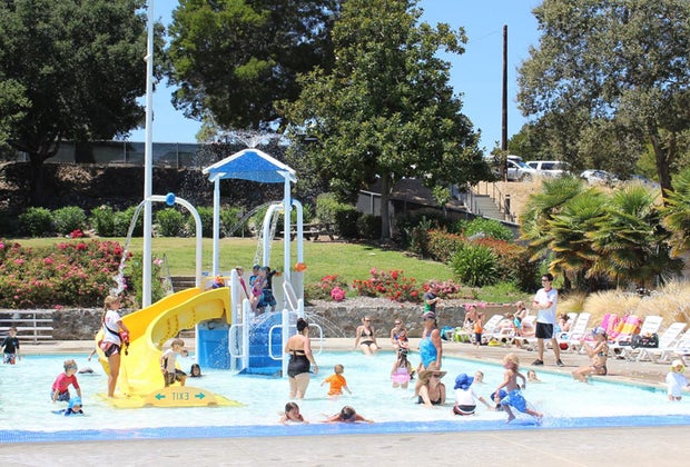 Best splash pads in San Francisco: Hamilton Pool in Novato