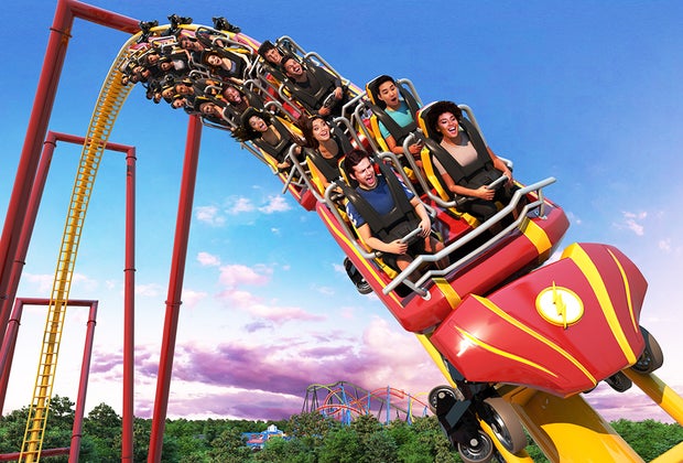 Destinations that Opened in 2024, Plus What's Coming in 2025: The Flash: Vertical Velocity at Six Flags