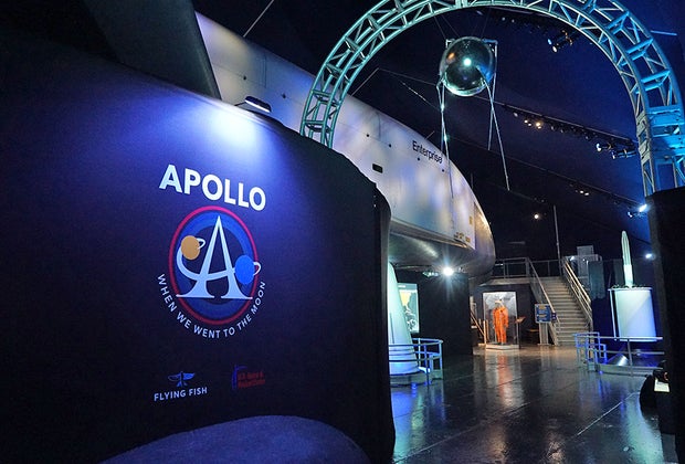 Intrepid Museum: Entering the Apollo exhibition