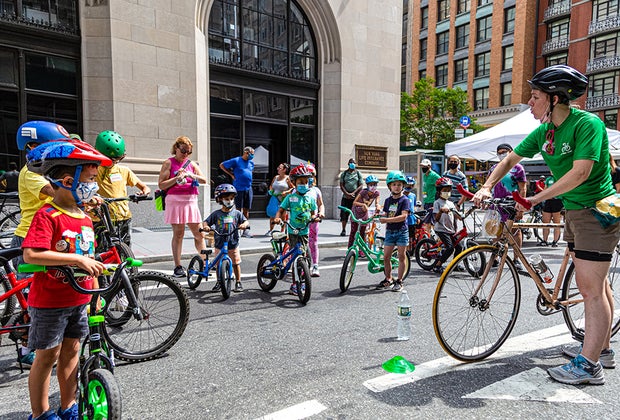 Summer Streets Learn to Ride bike clinics