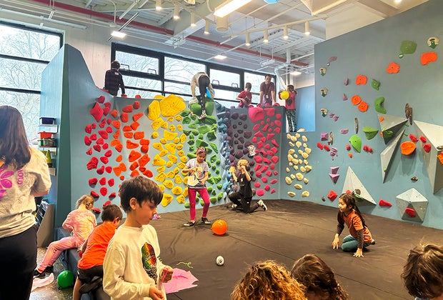Bouldering Project Brooklyn: Kids climbing room