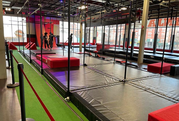 wide shot of the Brooklyn Ninja Academy