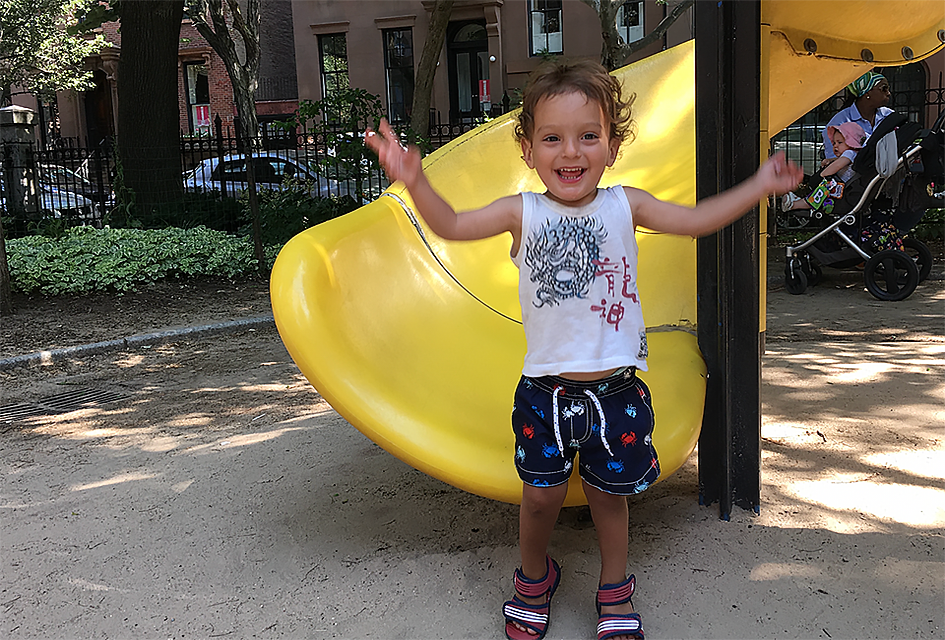 Cobble Hill Park is a buzz of activity no matter the season. Photo courtesy of Sara Marentette
