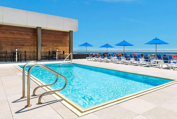 Cool hotel pools in New York: Allegria Hotel Pool