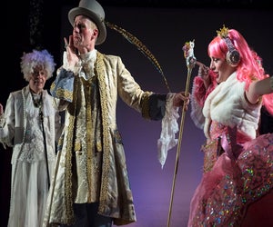 A play based on a Brothers Grimm fairy tale, Seven in One Blow, or The Brave Little Kid, leaves audiences with lessons of kindness and love. Photo by Pavel Antonov