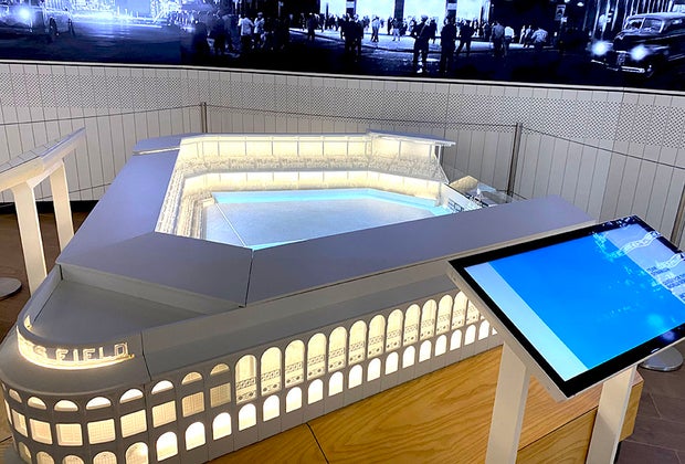 Jackie Robinson Museum: Model of Ebbets Field