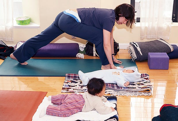 Mommy and Me exercise classes in NYC: Prenatal Yoga Center