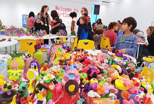 Brooklyn Museum's new education center: Artland installation