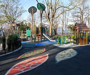 Vinland Playground got a fresh upgrade in Bay Ridge. Photo by NYC Parks/Daniel Avila 
