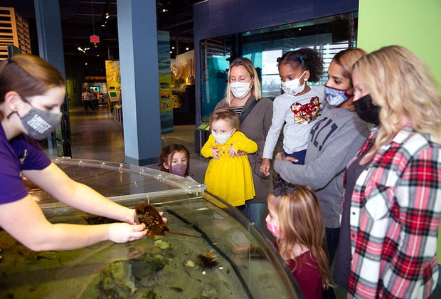 Best indoor play spaces with water tables: Liberty Science Center's Our Hudson Home