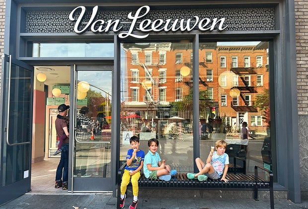 Pacific Park Playground in NYC: Grab a cone at Van Leeuwen after your visit