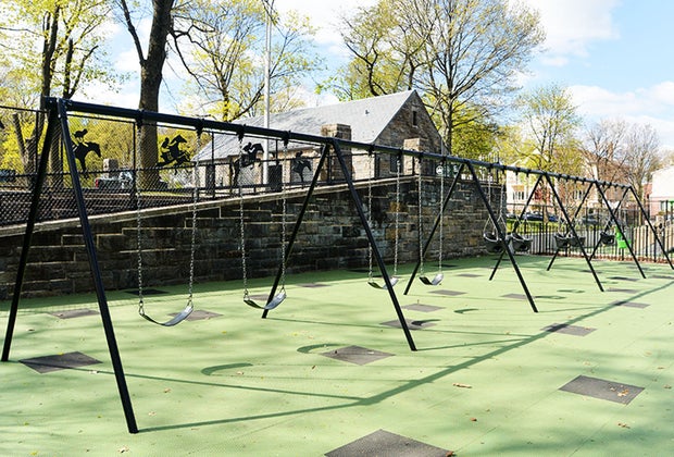Queens playgrounds cool enough for big kids Cunningham Park