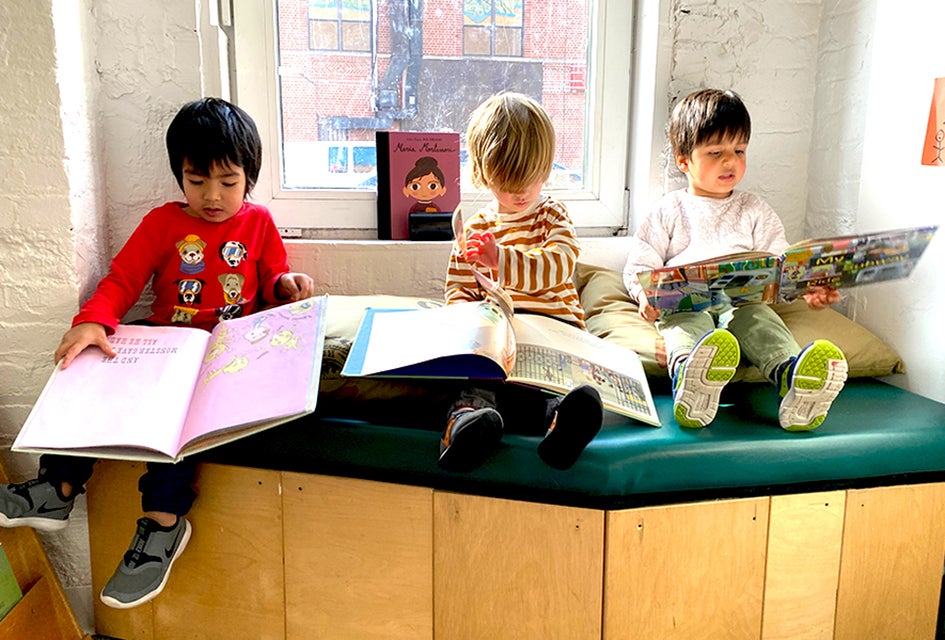 Independent learning and critical thinking are a focus at the Brooklyn Heights Montessori School. Photo courtesy of the school