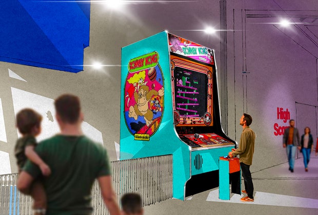 The Strong Museum of Play: Giant, playable Donkey Kong