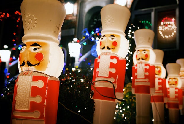 Dyker Heights Christmas lights: Nutcracker soldiers
