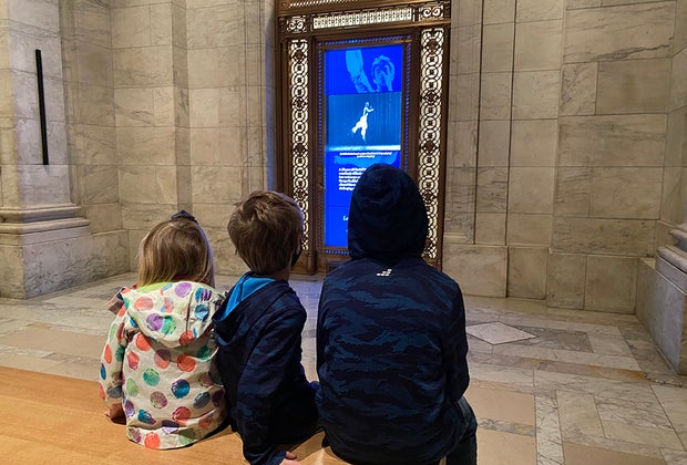 The museum-quality Polonsky Exhibition includes everything from art and artifacts to rare books and clips of famed performers who have graced NYC's stages.