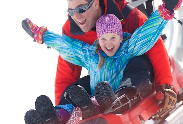 Winter Coasters and Zip Lines in New England for Chilly Family Thrills