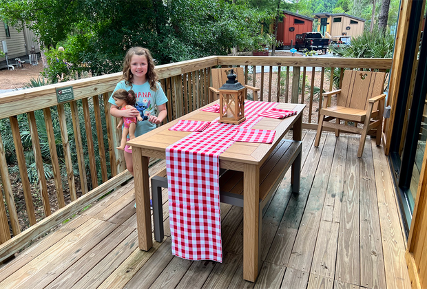 Disney's Fort Wilderness for Woodsy Wonder: Cabin Porch