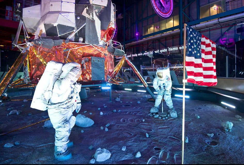 Florida's Kennedy Space Center: A Kid-Friendly Visitors Guide See a replica of the moon landing with this Moonscape.