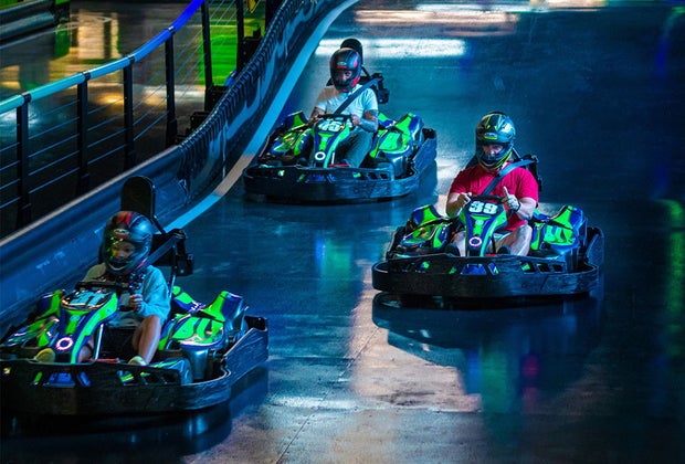 Andretti Indoor Karting and Games : Orlando Restaurants with Play Spaces for Kids