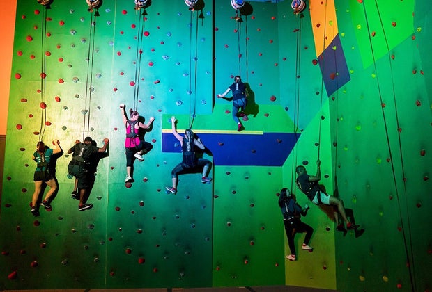 Awesome Indoor Rock Climbing Gyms in Orlando for Kids: Planet Obstacle