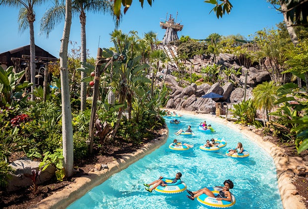 lazy river at Typhoon Lagoon.Top Water Parks in Orlando for Family Fun