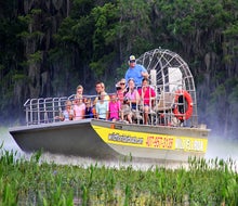 Wild Florida airboat rides allow passengers close-up experiences with Florida's native wildlife and vegetation. Photo courtesy Wild Florida