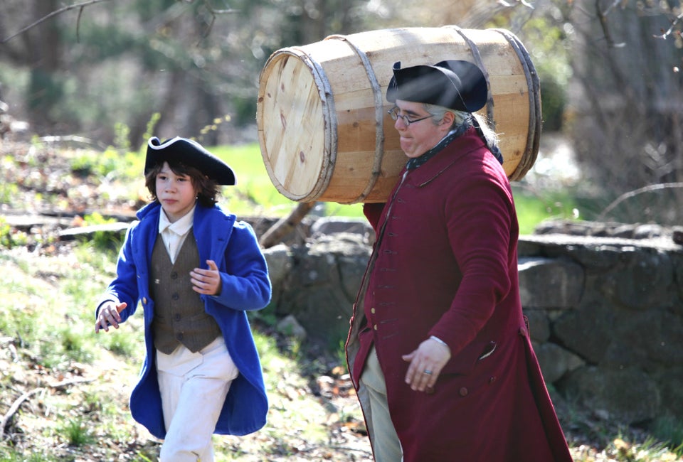 Step back into the year of 1775 when war broke out against the British at Junior Ranger Day in Minute Man National  Historical Park. Photo courtesy of NPS
