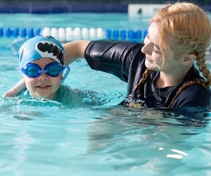 Penguin City Swim has swimming classes for little ones starting at 6 months old. Photo courtesy of the school