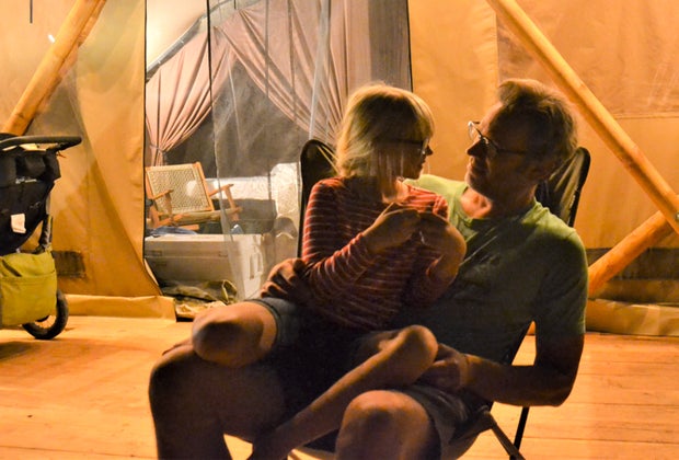 Glamping near Los Angeles: Huttopia in Paradise Springs